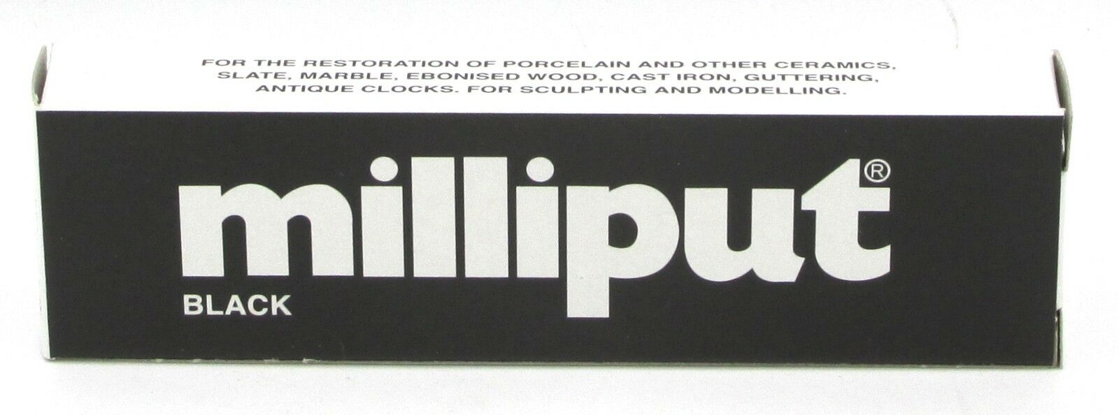 Milliput Black (4 Oz) Pack Two-part Epoxy Putty Ceramics Iron Plastic Conversion