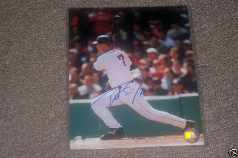 Red Sox Trot Nixon Autograph 8x10 Photo