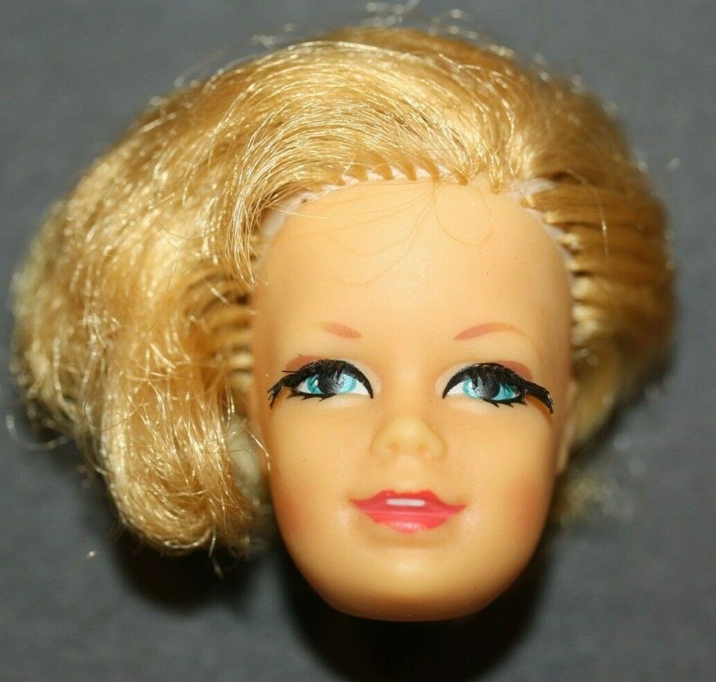 Vintage 1969 Stacey Twist & Turn #1165 Blonde Doll Head Only--read /see Photos